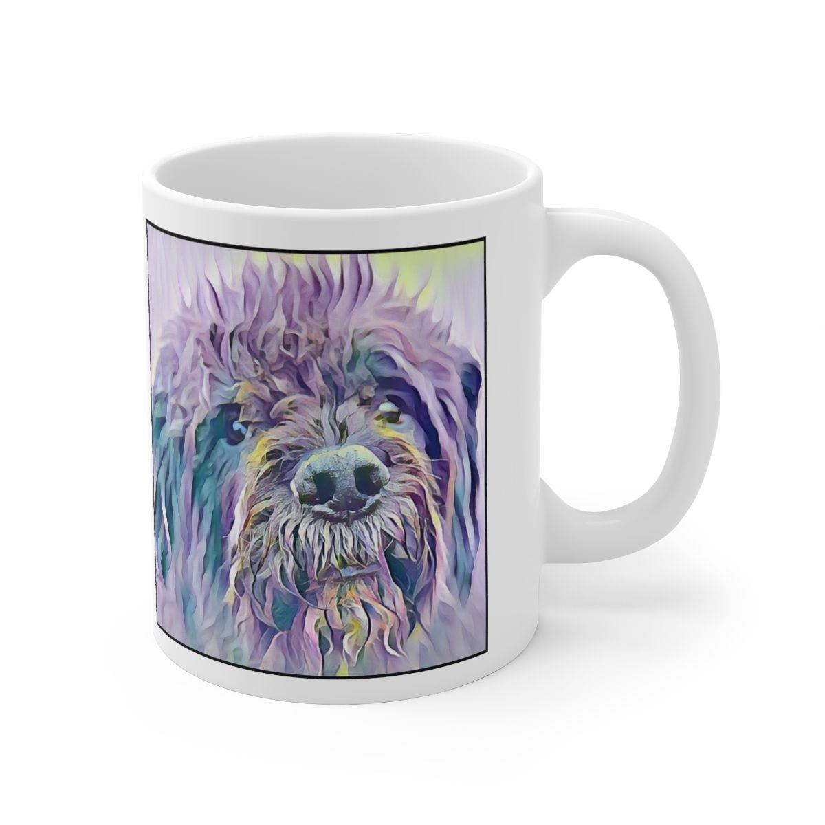 Picture of Bouvier de Flandres-Lavender Ice Mug