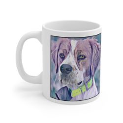 Picture of Brittany Spaniel-Lavender Ice Mug