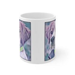 Picture of Brittany Spaniel-Lavender Ice Mug