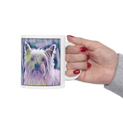 Picture of Cairn Terrier-Lavender Ice Mug