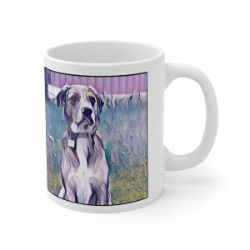 Picture of Catahoula Leopard Dog-Lavender Ice Mug