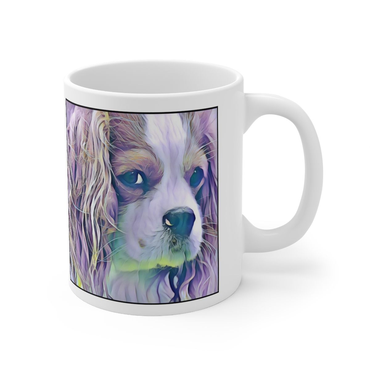 Picture of Cavalier King Charles Spaniel-Lavender Ice Mug