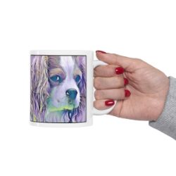 Picture of Cavalier King Charles Spaniel-Lavender Ice Mug