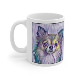 Picture of Chihuahua Long Hair-Lavender Ice Mug