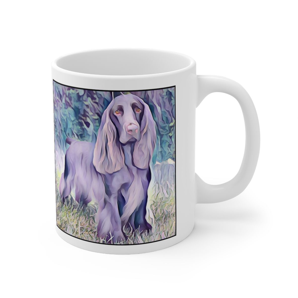 Picture of Field Spaniel-Lavender Ice Mug