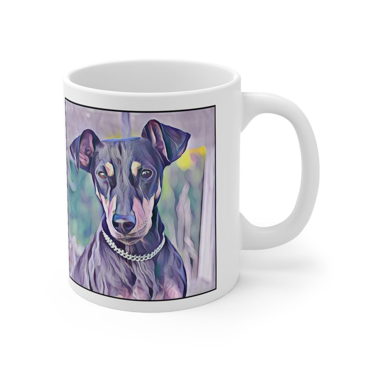 Picture of German Pinscher-Lavender Ice Mug