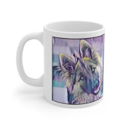 Picture of German Shepherd-Lavender Ice Mug