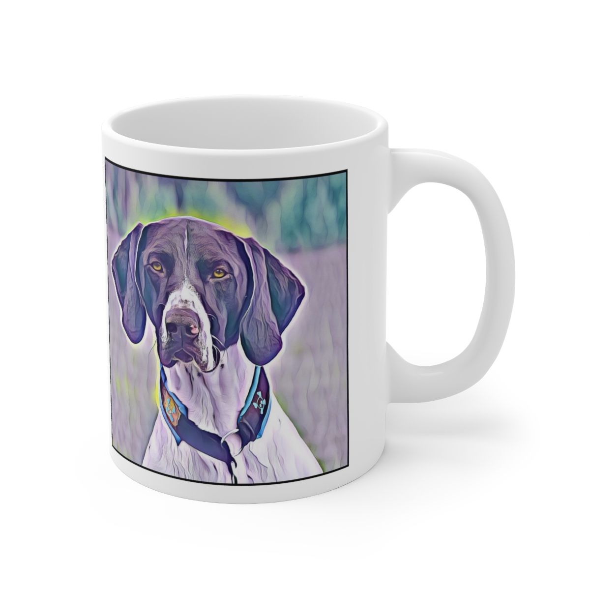 Picture of German Shorthaired Pointer-Lavender Ice Mug