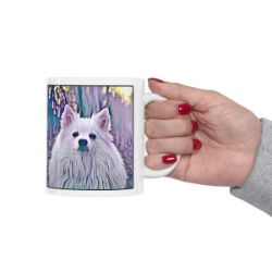 Picture of German Spitz-Lavender Ice Mug
