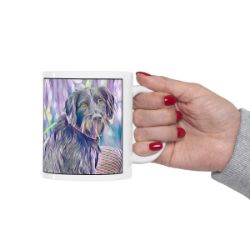 Picture of German Wirehaired Pointer-Lavender Ice Mug