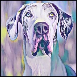 Picture of Great Dane-Lavender Ice Mug