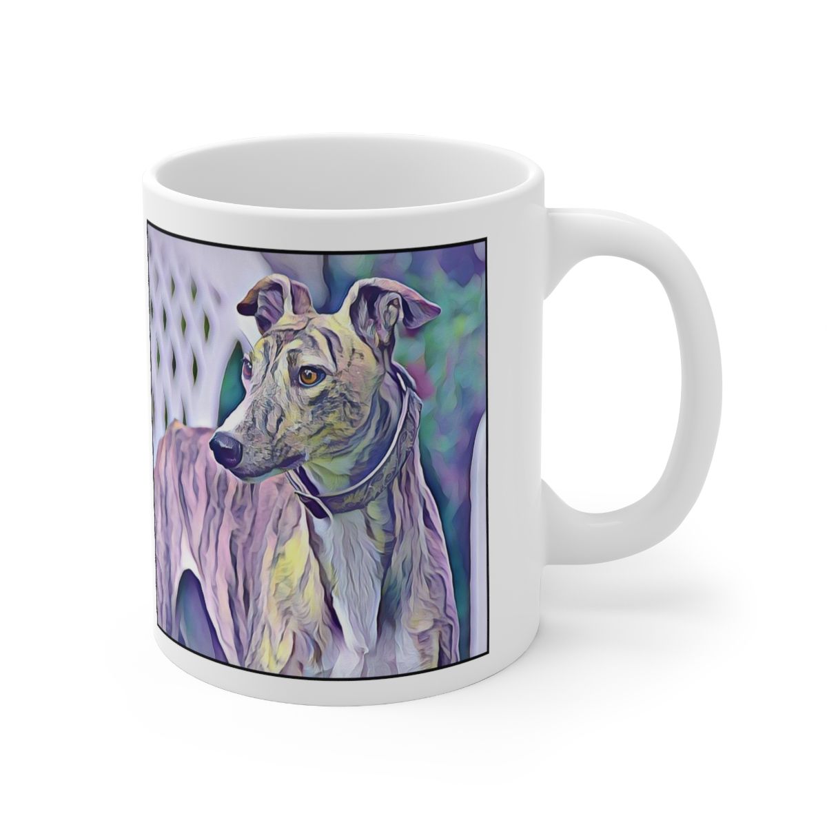 Picture of Greyhound-Lavender Ice Mug