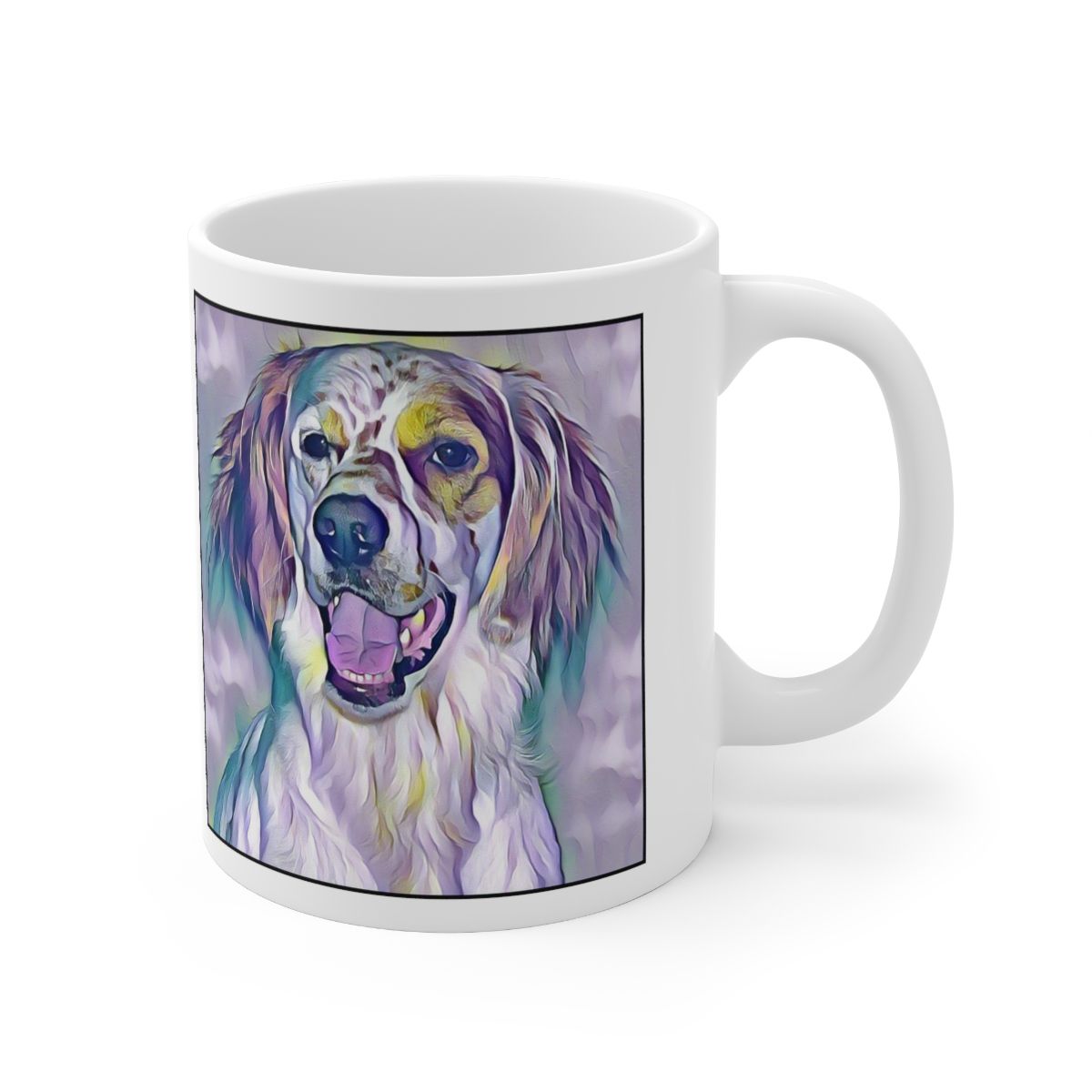 Picture of Irish Red and White Setter-Lavender Ice Mug