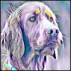 Picture of Irish Setter-Lavender Ice Mug