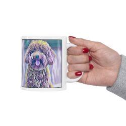 Picture of Miniature Poodle-Lavender Ice Mug