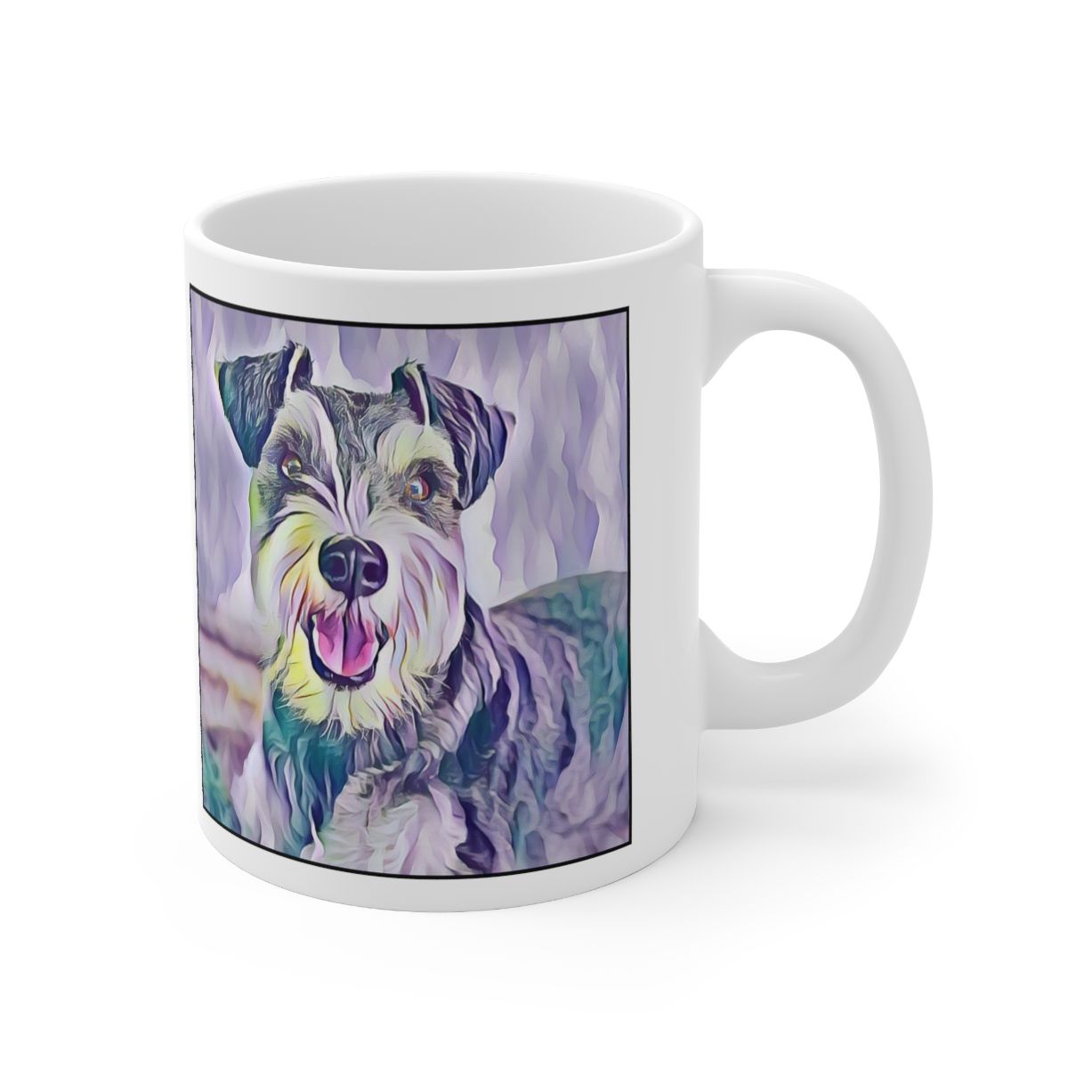 Picture of Miniature Schnauzer-Lavender Ice Mug