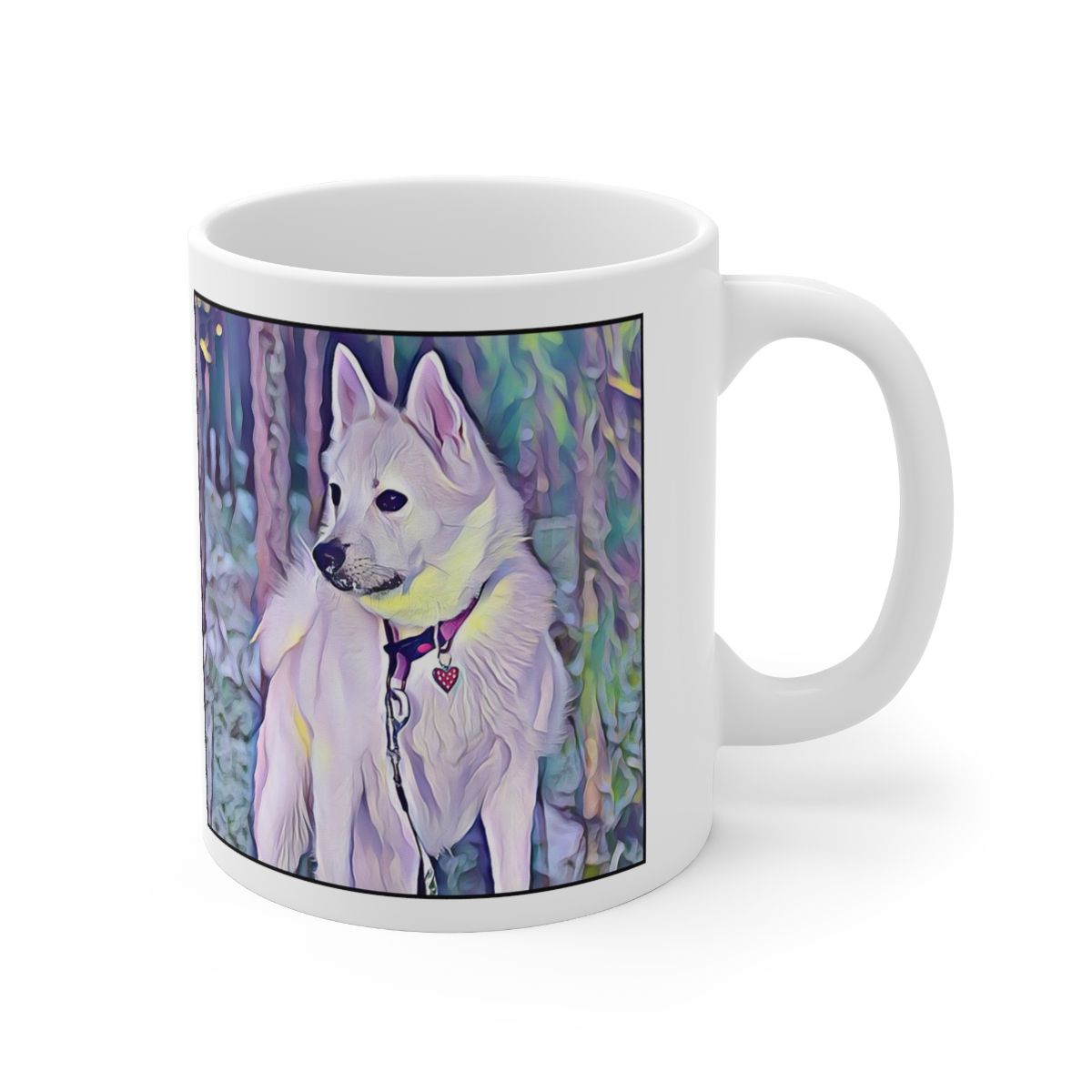 Picture of Norwegian Buhund-Lavender Ice Mug