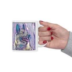 Picture of Norwegian Elkhound-Lavender Ice Mug