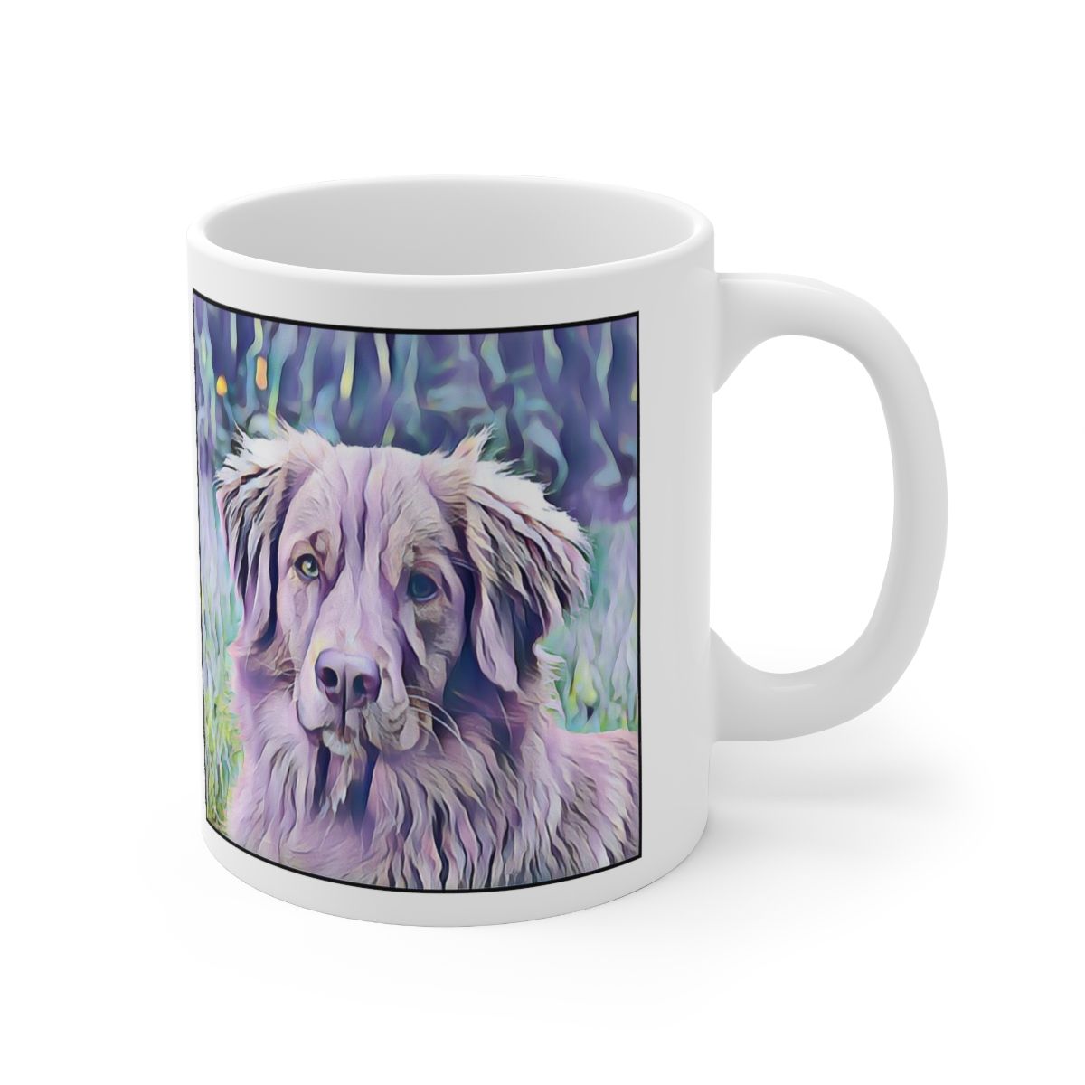 Picture of Nova Scotia Duck Tolling Retriever-Lavender Ice Mug