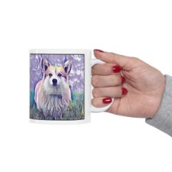 Picture of Pembroke Welsh Corgi-Lavender Ice Mug