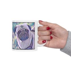 Picture of Pug-Lavender Ice Mug
