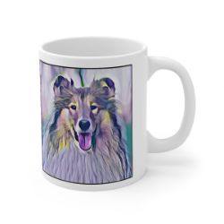 Picture of Rough Collie-Lavender Ice Mug