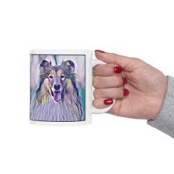 Picture of Rough Collie-Lavender Ice Mug