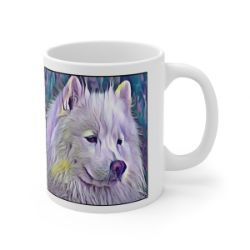 Picture of Samoyed-Lavender Ice Mug