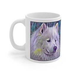 Picture of Samoyed-Lavender Ice Mug