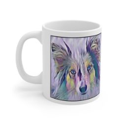 Picture of Shetland Sheepdog-Lavender Ice Mug