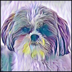 Picture of Shih Tzu-Lavender Ice Mug