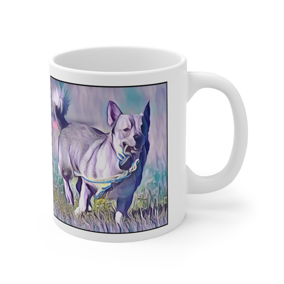 Picture of Swedish Vallhund-Lavender Ice Mug