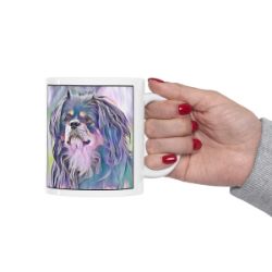 Picture of Tibetan Spaniel-Lavender Ice Mug