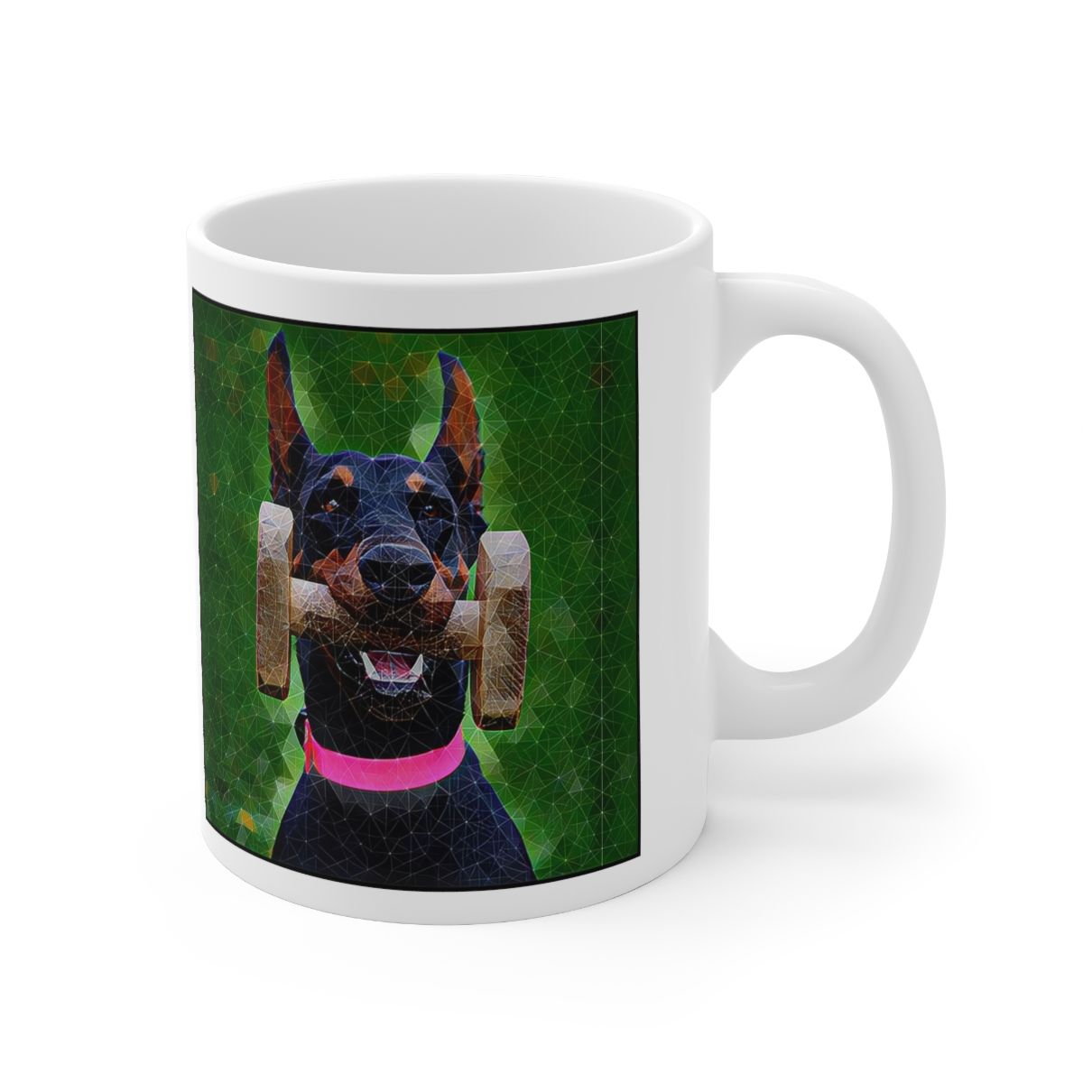 Picture of Doberman cropped-Rock Candy Mug
