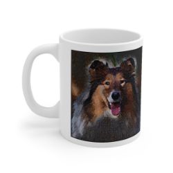 Picture of Rough Collie-Rock Candy Mug