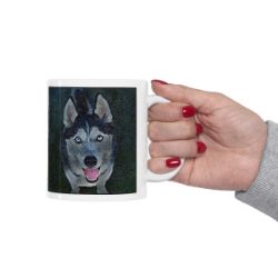 Picture of Siberian Husky-Rock Candy Mug