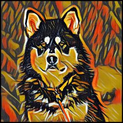 Picture of Alaskan Malamute-Graffiti Haus Mug