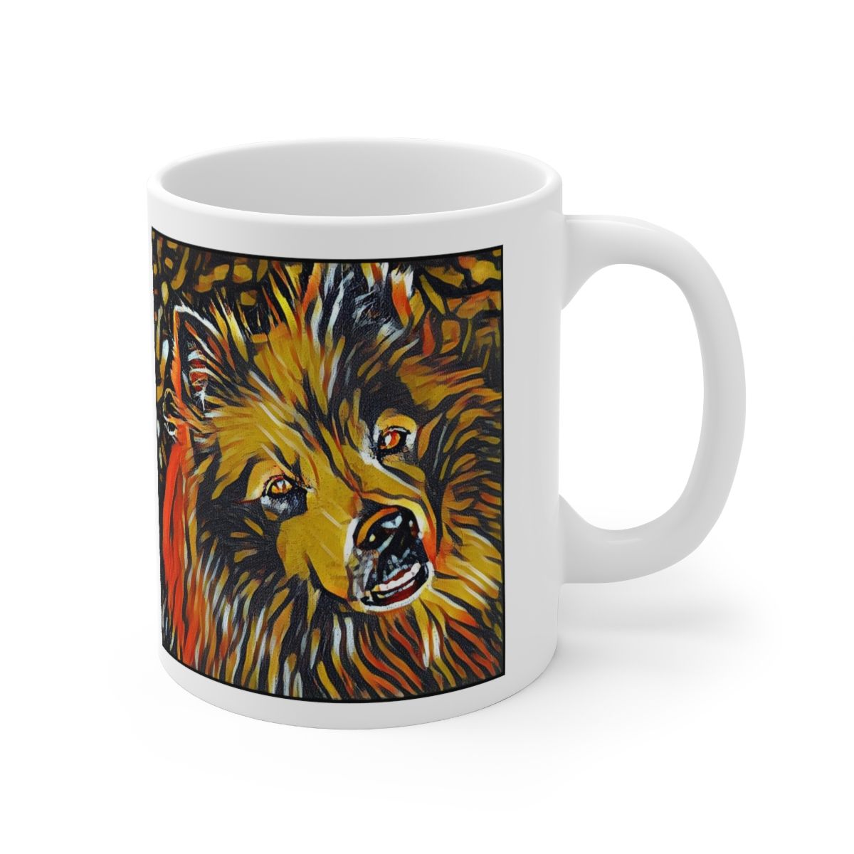 Picture of American Eskimo-Graffiti Haus Mug