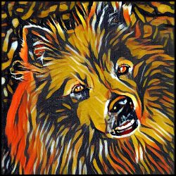 Picture of American Eskimo-Graffiti Haus Mug