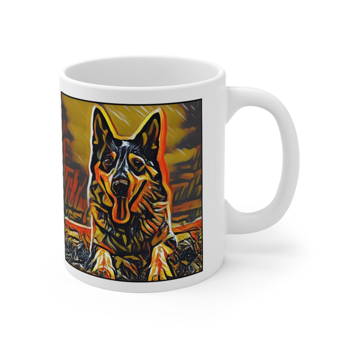 Picture of Australian Cattle Dog-Graffiti Haus Mug