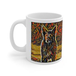 Picture of Australian Kelpie-Graffiti Haus Mug