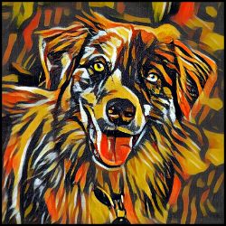 Picture of Australian Shepherd-Graffiti Haus Mug
