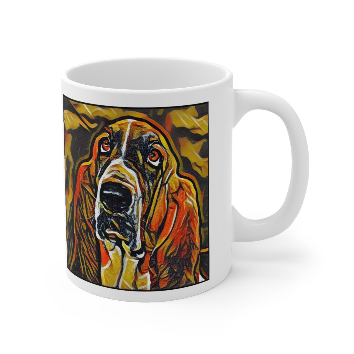 Picture of Bassett Hound-Graffiti Haus Mug