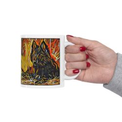 Picture of Belgian Sheepdog Belgian Shepherd-Graffiti Haus Mug