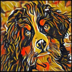 Picture of Bernese Mountain Dog-Graffiti Haus Mug