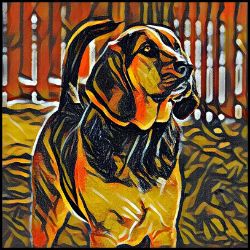 Picture of Bloodhound-Graffiti Haus Mug