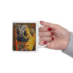 Picture of Border Terrier-Graffiti Haus Mug