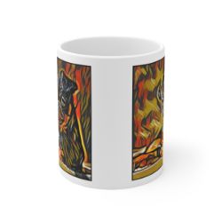 Picture of Brussels Griffon-Graffiti Haus Mug