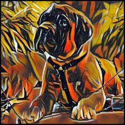 Picture of Bull Mastiff-Graffiti Haus Mug