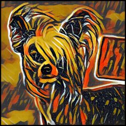 Picture of Chinese Crested-Graffiti Haus Mug